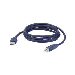 USB KABEL 2.0 USB-A/USB-B MALE-MALE 3.0M PREMIUM