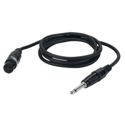 6.3MM JACK MALE MONO-XLR FEMALE (UNBALANCED) 6.0M