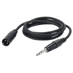 6.3MM JACK MALE STEREO-XLR MALE (BALANCED) 1.5M