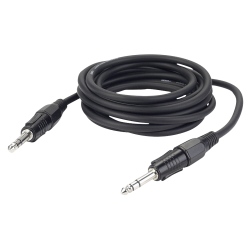 6.3MM JACK MALE-6.3MM JACK MALE STEREO (BALANCED) 6.0M