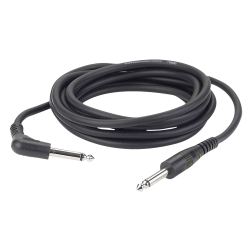 6.3MM JACK MALE-6.3MM JACK MALE HAAKS MONO (UNBALANCED) 3M