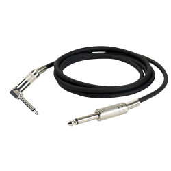 6.3MM JACK MALE-6.3MM JACK MALE HAAKS MONO (UNBALANCED) 3.0M