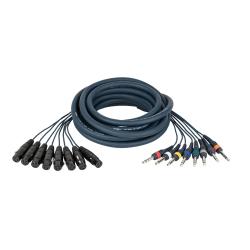 6.3MM JACK MALE STEREO-XLR 3P FEMALE 6M IN EEN KABEL (BALANCED)