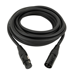 DMX/AES-EBU XLR/M 5P TO XLR/F 5P 6M