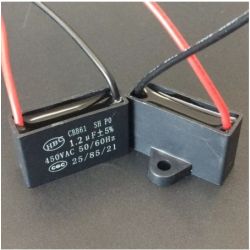 AANLOOPCONDENSATOR 1.8UF/450V~ BLOK MET DRAAD AANSLUITING