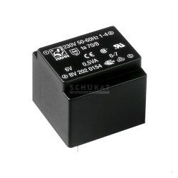 TRANSFORMATOR 0.50VA 1X7.5V 1X67MA