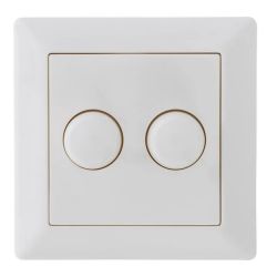 LED DIMMER DUO KNOP MERTEN WIT/WIT