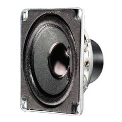 SPEAKER BREEDBAND 8OHM 2W/5W 200-20000HZ 80DB 50X50MM AFGESCHERMD