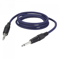 6.3MM JACK MALE-6.3MM JACK MALE MONO 1.5M LUIDSPREKERKABEL2X1.5MM