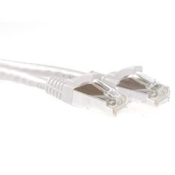 PATCHKABEL S/FTP CAT6A 0.50M WIT