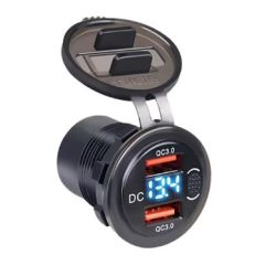 DUAL USB STOPCONTACT QC3.0