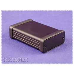 ALUMINIUM BEHUIZING ZWART 80X54X23MM ALUMINIUM FRONT