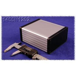 ALUMINIUM BEHUIZING 120X103X53MM KUNSTSTOF FRONT