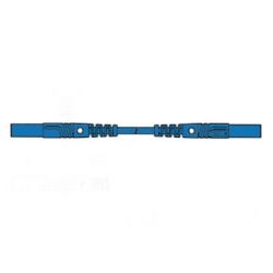 MEETSNOER 4MM 25CM 1MMý PVC BLAUW MET CONTACTBEVEILIGING MAX. 1000VDC/16A