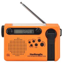 NOODRADIO OPWINDBAAR + SOLAR FM/MW/SW1/SW2 ACCU