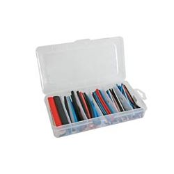KRIMPKOUS MIX 100MM LANG KLEUR 60X1.0/60X2.0/30X3.0/20X4.5/10X6.0/10X9.0MM 170 STUKS