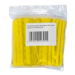 KRIMPKOUS MIX 100MM GEEL 5 MATEN TOTAAL 100 STUKS