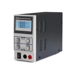 LABORATORIUMVOEDING GESCHAKELD 0-30V / 0-10A LCD DISPLAY