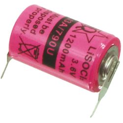 LITHIUM 3.6V 790MA 14.5X25.4MM MET SOLDEERLIPPEN
