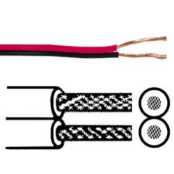 ROOD/ZWART SNOER 2 X 1.5MM2