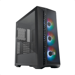 MASTER BOX MB520 MESH MIDI-TOWER GLAS ZWART ZONDER PSU
