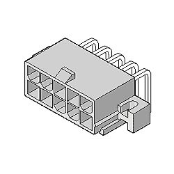 PRINT MALE HAAKS  2P 250V/AC 9A