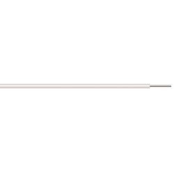 MONTAGE SNOER 1X0.20MM2 WIT MASSIEVE KERN PER METER