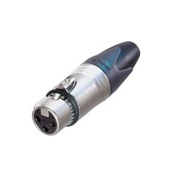 XLR PLUG FEMALE 3P KORT MODEL EXTRA AFGESCHERMD
