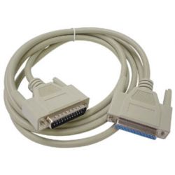 RS232 KABEL MALE-FEM 25P  1.8M