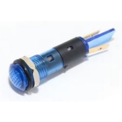 LAMP 9.2MM 220VAC M8 BLAUW