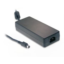 VOEDING 20V DC 8000MA GESCHAKELD MET 4 POLIGE RONDE PLUG R7B