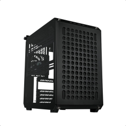 QUBE 500 MIDI-TOWER ZWART ZONDER PSU
