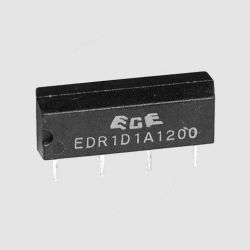 RELAIS SIL REED 12VDC/1000 OHM/12MA 1 X MAAK 10VA/0.5A + DIODE 14 STUKS