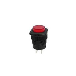 BUTTON ROND 1 X MAAK 250V 1A MET LED ORANJE