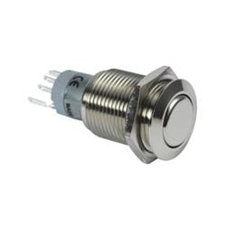 MOMENT 1X NO+1X NC 24VDC/1A 230VAC/0.5A MET WIT VERLICHTE RING LED 12V