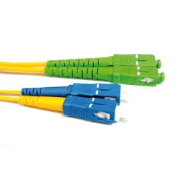 PATCHKABEL OPTISCH SC/APC8-SC/PC 5M SINGLEMODE 9/125UM OS1 DUPLEX