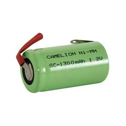 NIMH SUB-C 1,2V 1300MA 22,2X42.7MM MET SOLDEERLIPPEN