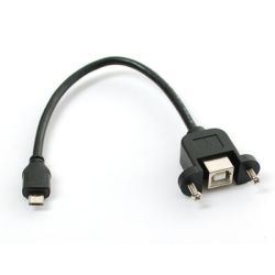USB-B FEMALE - USB MICRO-B 20CM