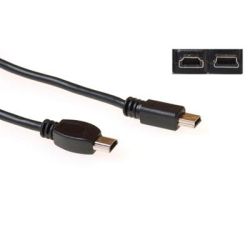 USB KABEL 2.0 MINI 5/B HI SPEED ON THE GO 2M