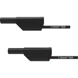 MEETSNOER PVC 200CM PVC ZWART 1MM2 MAX. 1000VAC 16A CATII