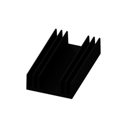 KOELPROFIEL 29X50X11,5MM - ZWART