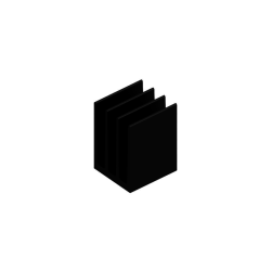 KOELPROFIEL 34,5X37,5X50MM - ZWART