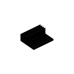 KOELPROFIEL 30,1X37,5X12,5MM - ZWART