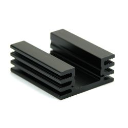 KOELPROFIEL 32X25X14MM - ZWART