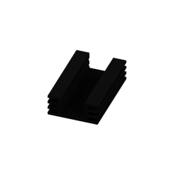 KOELPROFIEL 32X50X14MM - ZWART