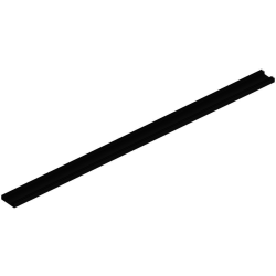 KOELPROFIEL 60X1000X15MM - ZWART