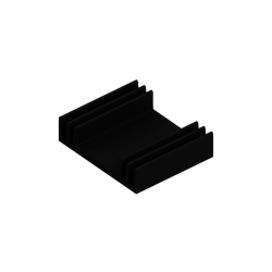 KOELPROFIEL 60X50X15MM - ZWART