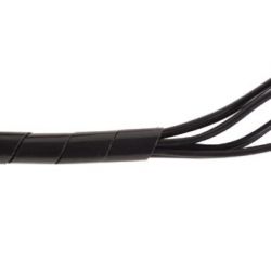 SPIRAALBAND 10MM ZWART 10M
