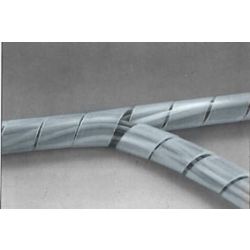 SPIRAALBAND 25MM ZWART 10M
