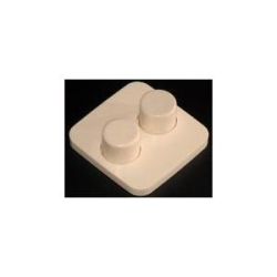 DIMMER INZET MET DUO KNOP KLEUR CREME GESCHIKT VOOR BUSH-JAEGER